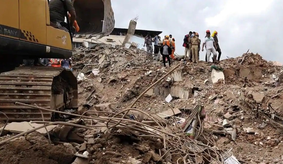 Raigad building collapse case: FIR lodged against five accused; search and rescue operations underway