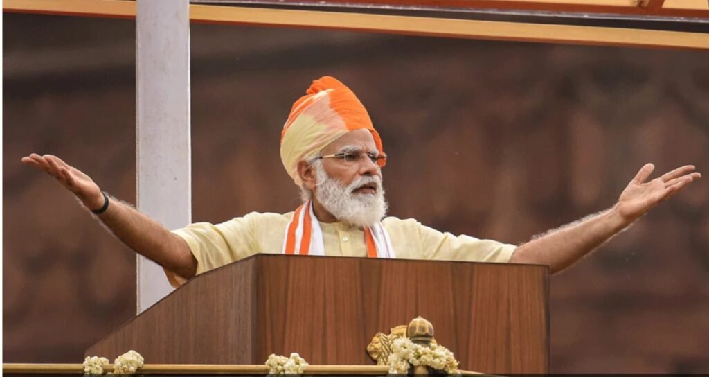 PM Narendra Modi delivers message to Pakistan, China from Red Fort on Independence Day