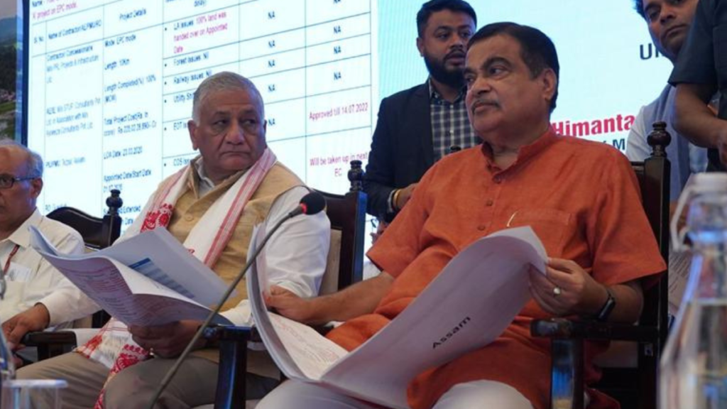 Assam: Union Minister Nitin Gadkari instructs officers to complete NH projects on time  
