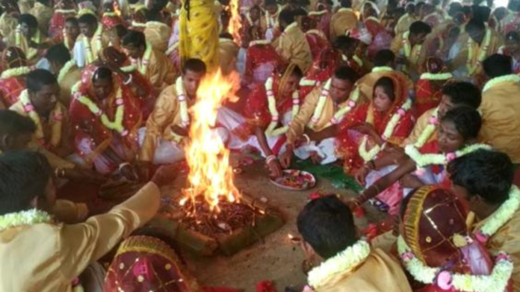 Assam: 201 couples tie knot in mass wedding ceremony in Sonari