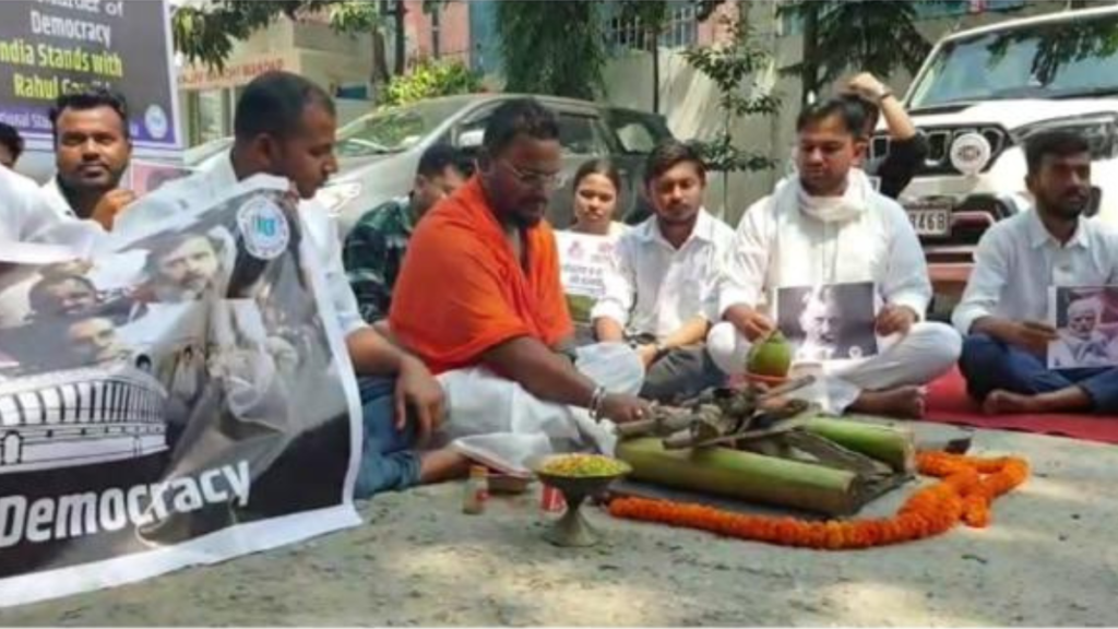 Assam: NSUI organises Vedic havan for imparting wisdom to PM Narendra Modi