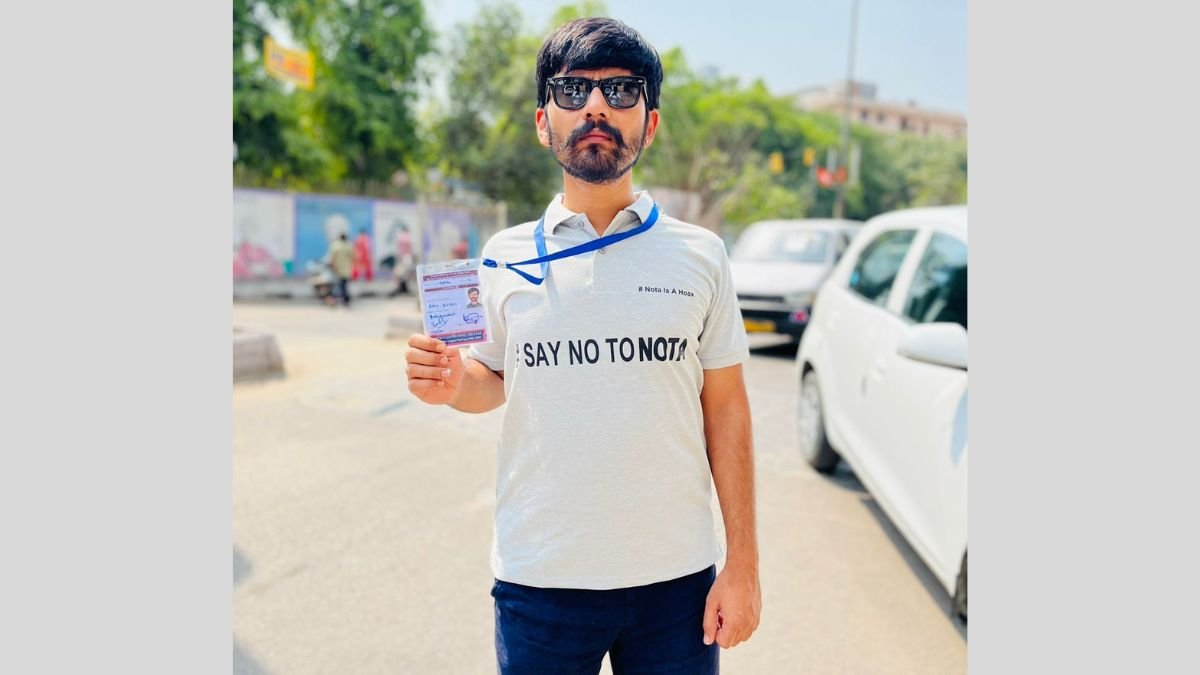 Championing democracy, Ravi Kiran Thilak Thatikonda garners attention with his unique voting initiative - The India Wire