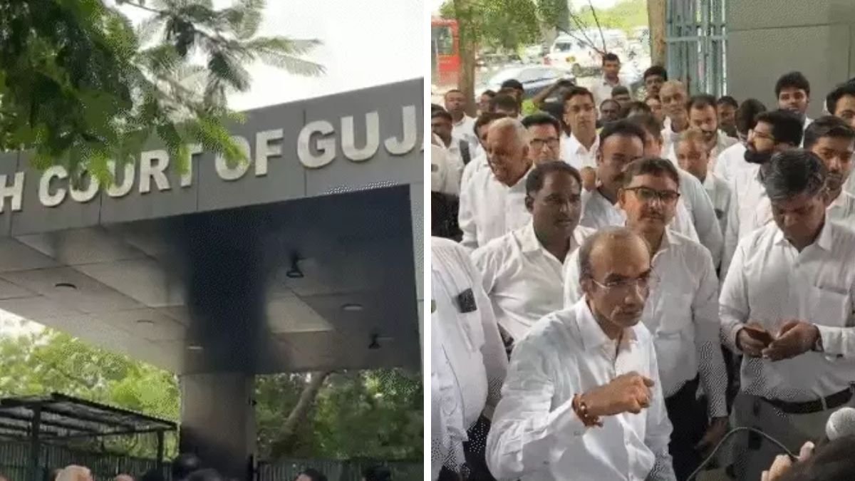 Justice Sandeep Bhatt transfer protest Gujarat, the blunt times